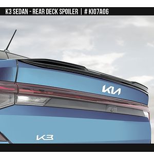 Rear Deck Spoiler for Kia K3 Sedan 2024-2025