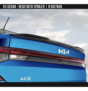 Kia K3 Sedan 2024-2025 Rear Deck Spoiler