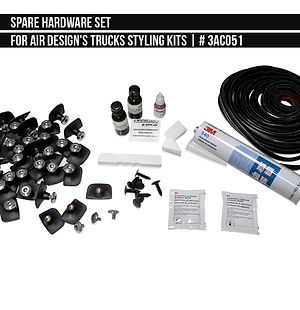3AC051 Full kit spare hardware set for Air Design's truck styling kits
