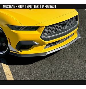 Ford Mustang 2024 2025 Front Splitter
