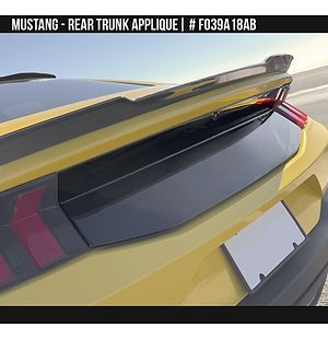 Rear Trunk Applique for Ford Mustang 2024-2025
