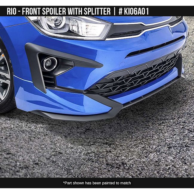 Kia Rio 2021-2023 Front Spoiler with Splitter - Air Design