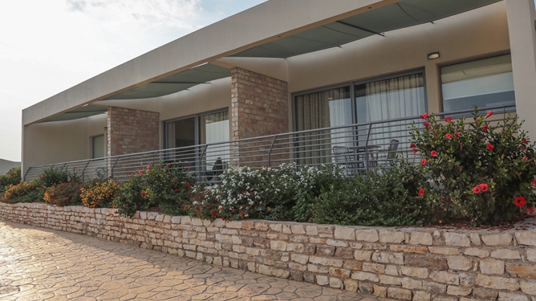 The terraces of the premium rooms