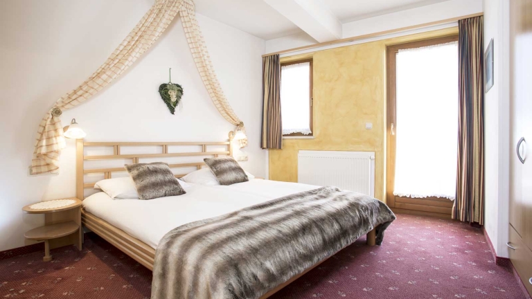 A double bedroom of the suite