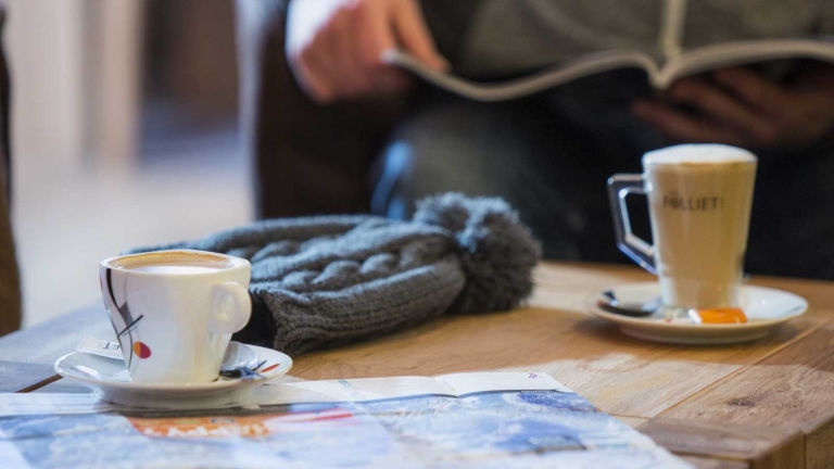 Relax with a nice coffee