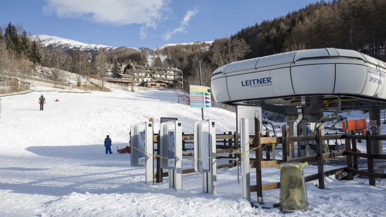 The lifts are 50m away