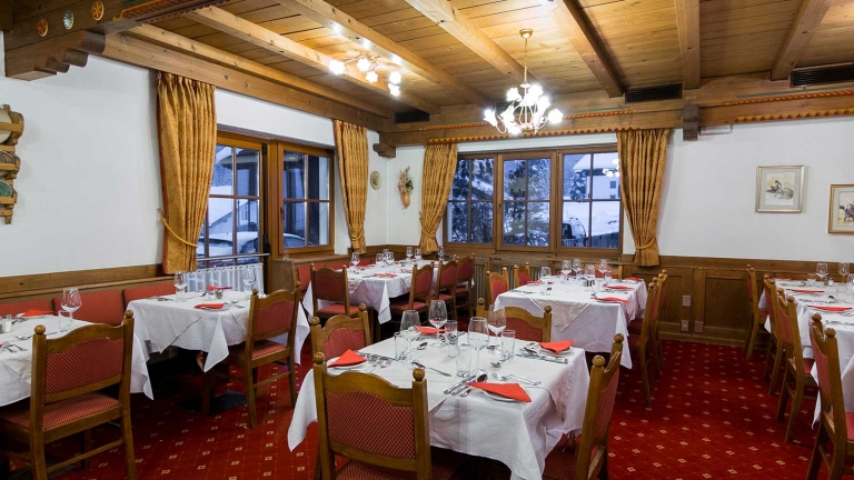 The large dining room