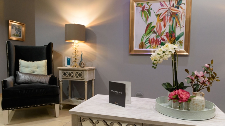 treatment rooms reception area