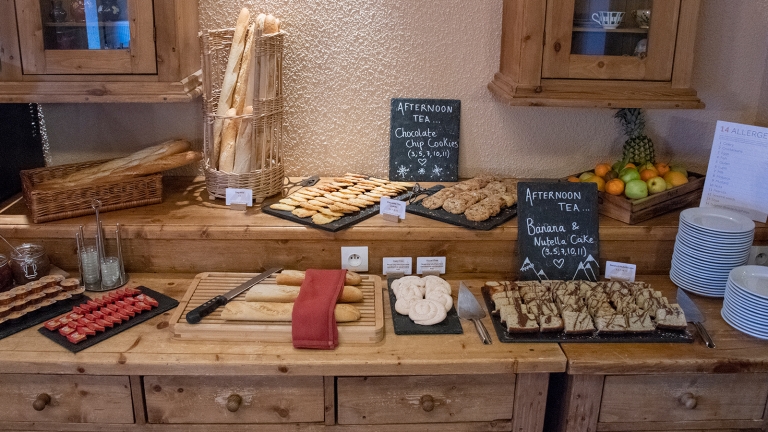 A tasty treat after a day on the slopes