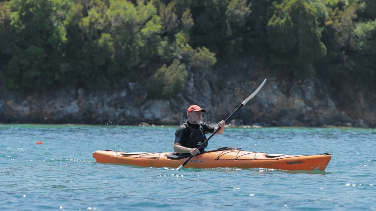 sea kayaking