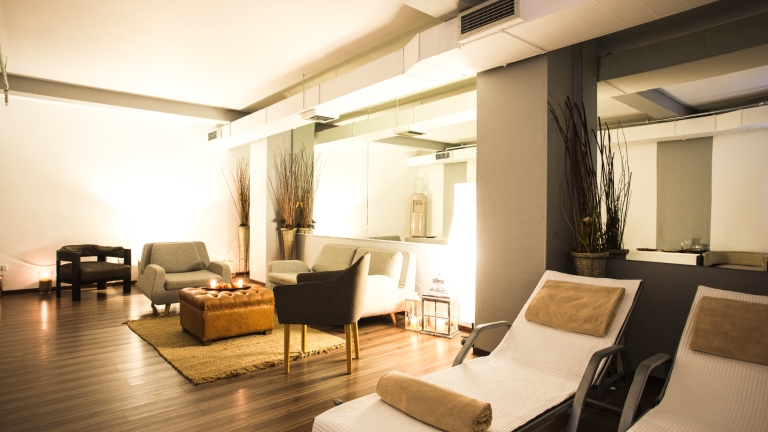 Spa reception at Messini Beach Club