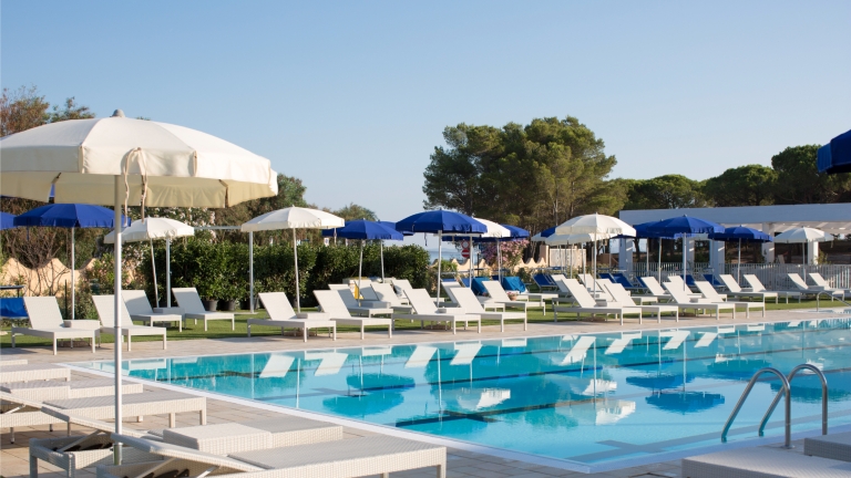 Swimming pool at Baia dei Mori Beach Club