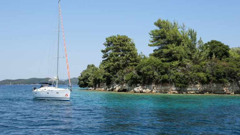 Neilson yacht in Greece