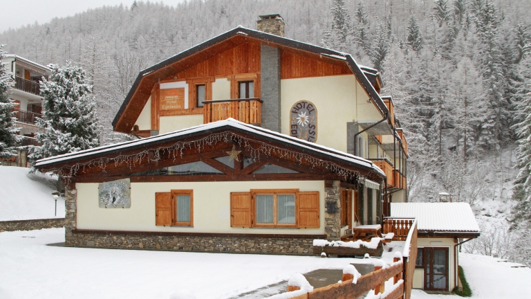 Snowy Chalet Hotel Edelweiss