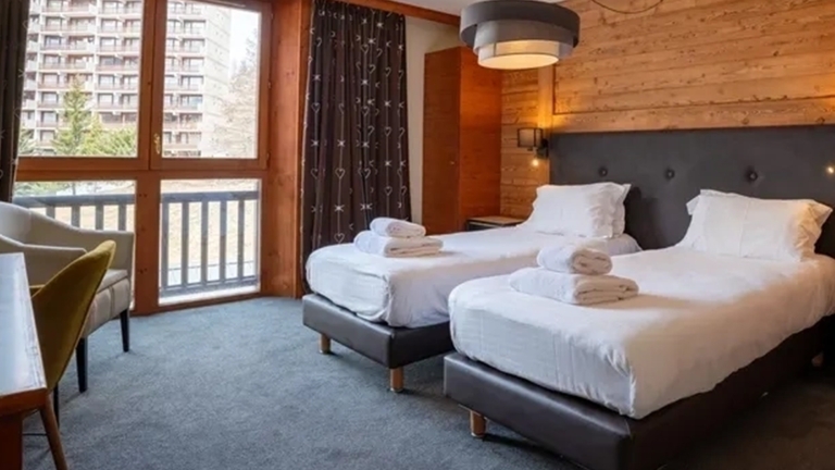 Twin room at Hotel Ducs de Savoie