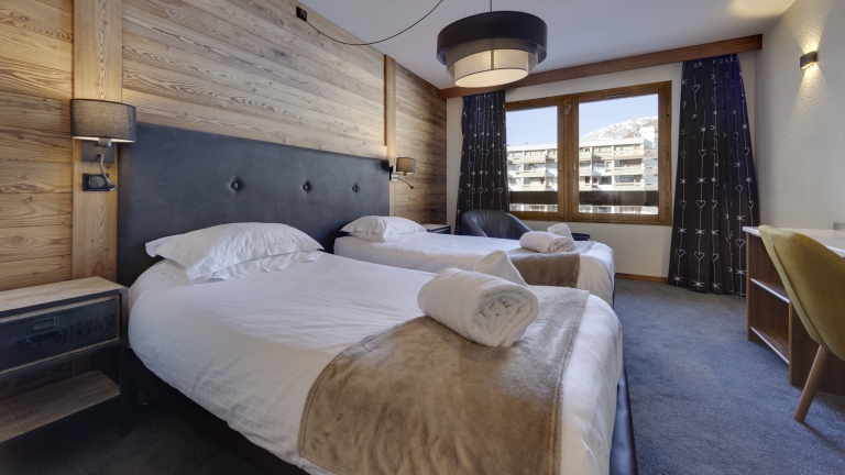 Twin room at Hotel Ducs de Savoie