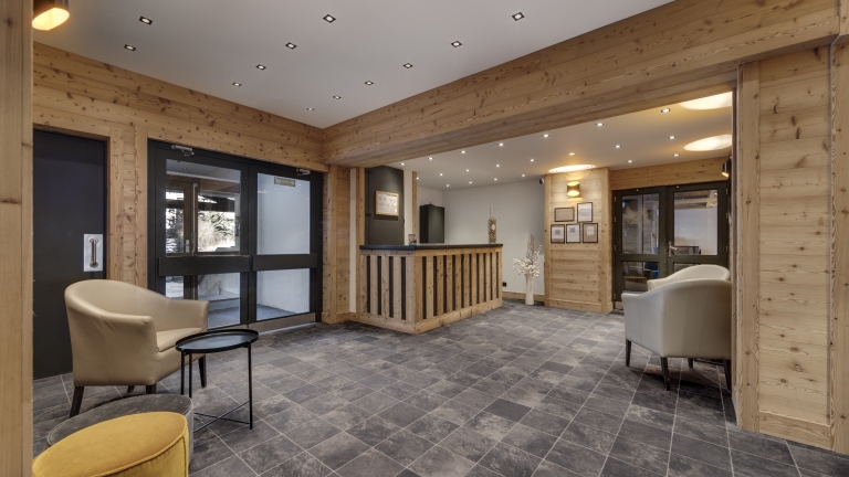 Reception area at Hotel Ducs de Savoie
