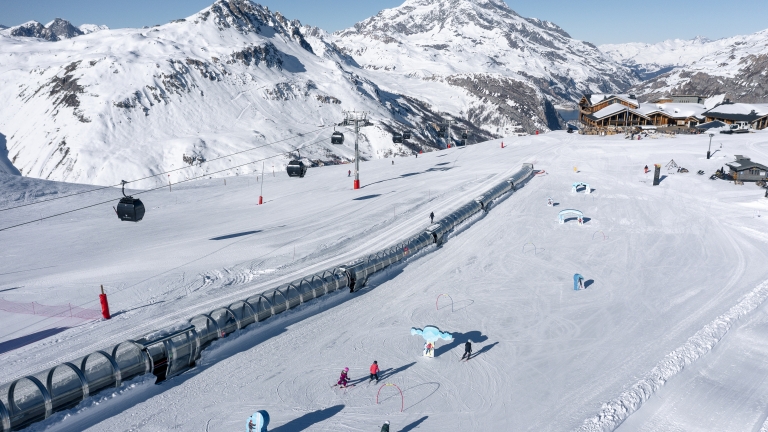 Great beginner areas in Val d'Isere