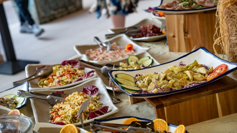 Dining at Baia dei Mori Beach Club