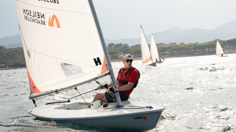 Sailing at Baia dei Mori Beach Club