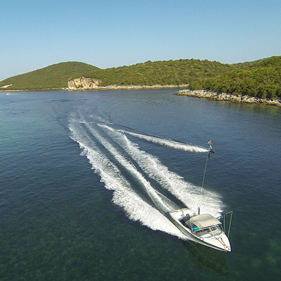 Superb conditions for water skiing and wakeboarding