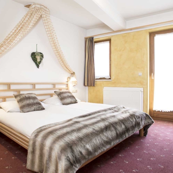 A double bedroom of the suite