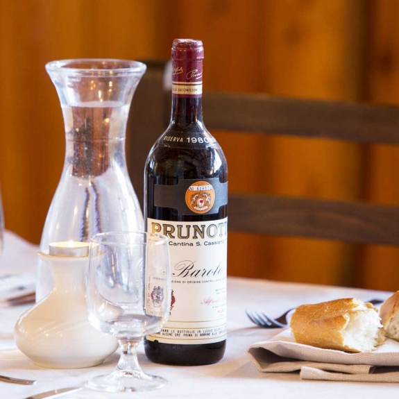 Wine is available to purchase from the bar