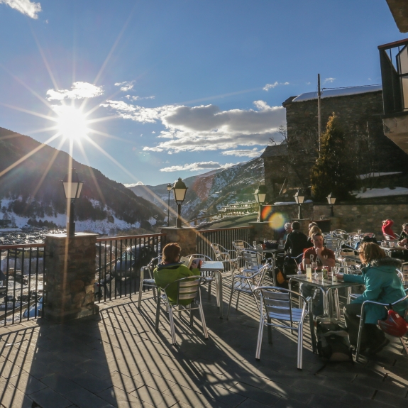 Sun terrace with great views