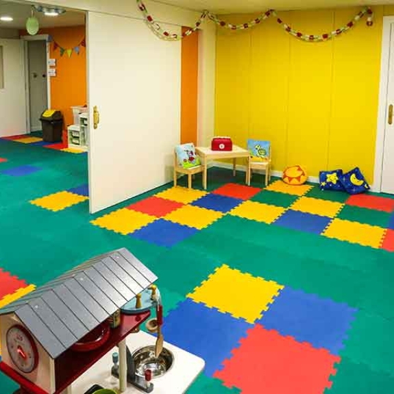 One of the kids' club rooms