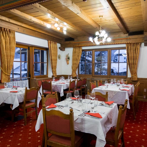 The large dining room