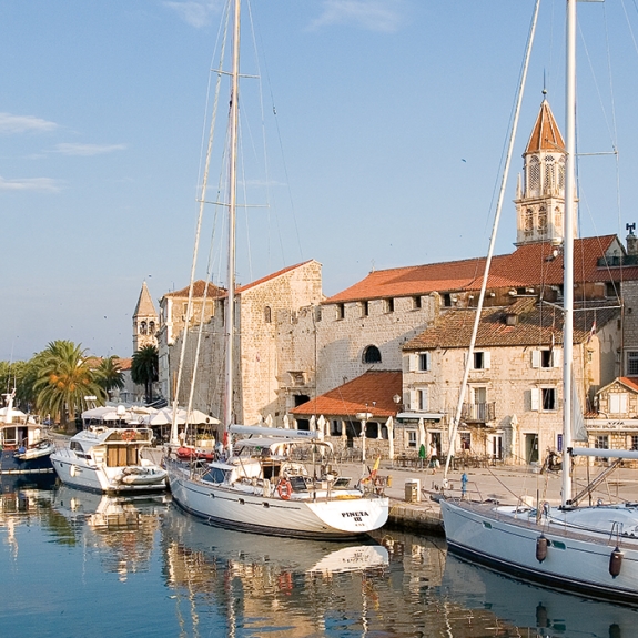 The town of Trogir in Croatia