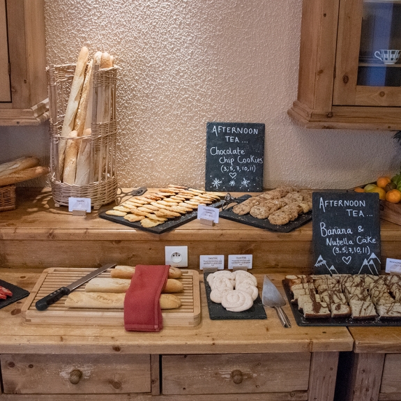 A tasty treat after a day on the slopes