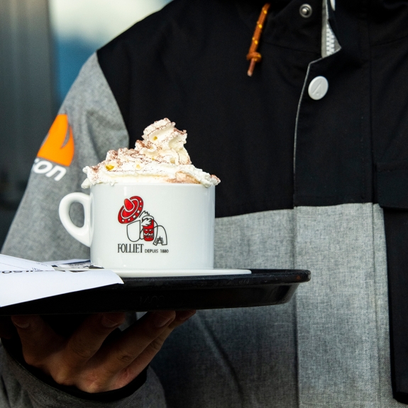 Grab a drink on the terrace