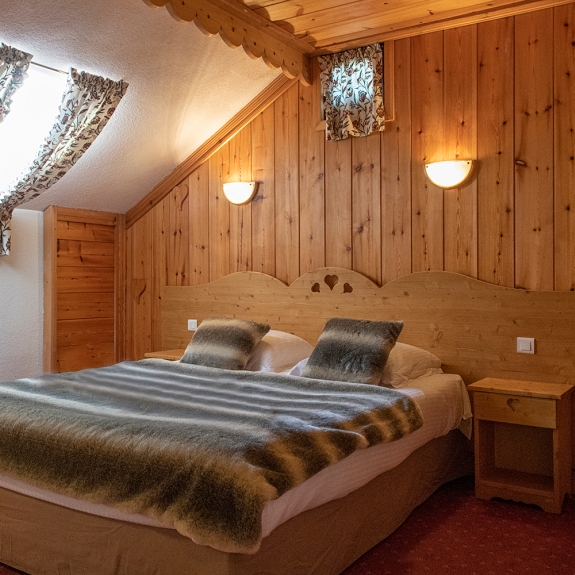 The double room in the family suite