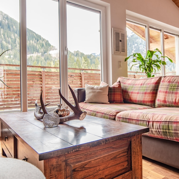 Comfy seating with a view