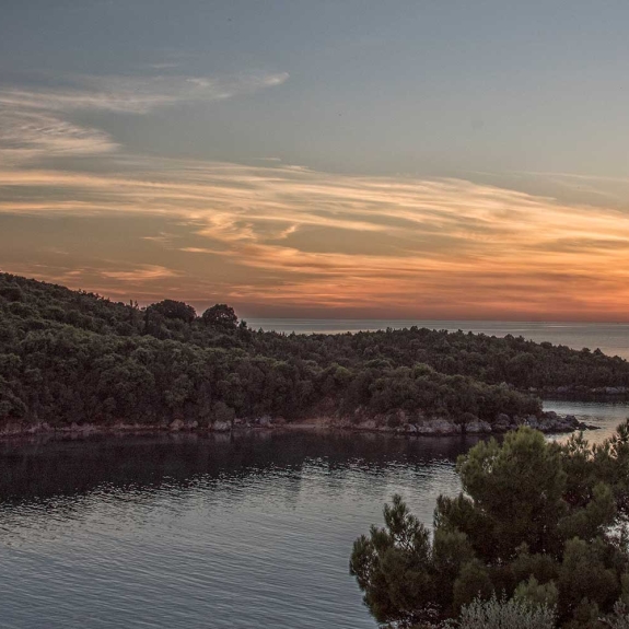 Sunset in the North Ionian