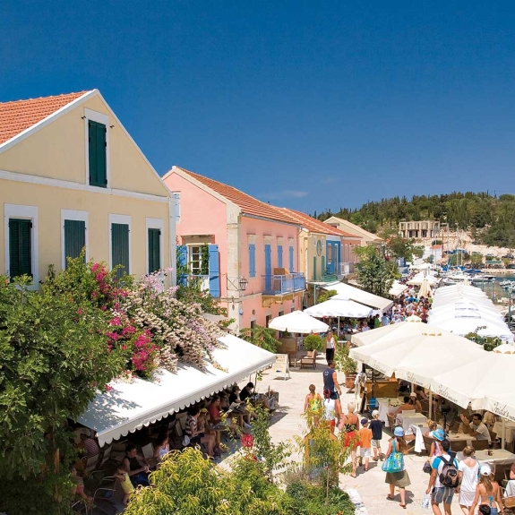 Fiscardo in the south Ionian