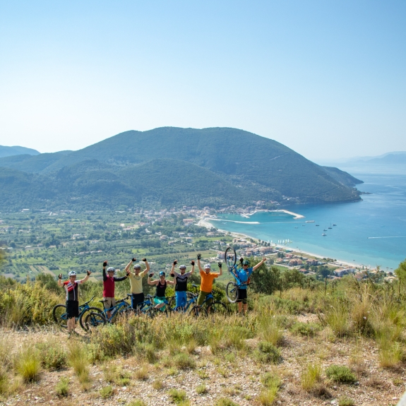 Mountain biking at Cosmos Beach Club