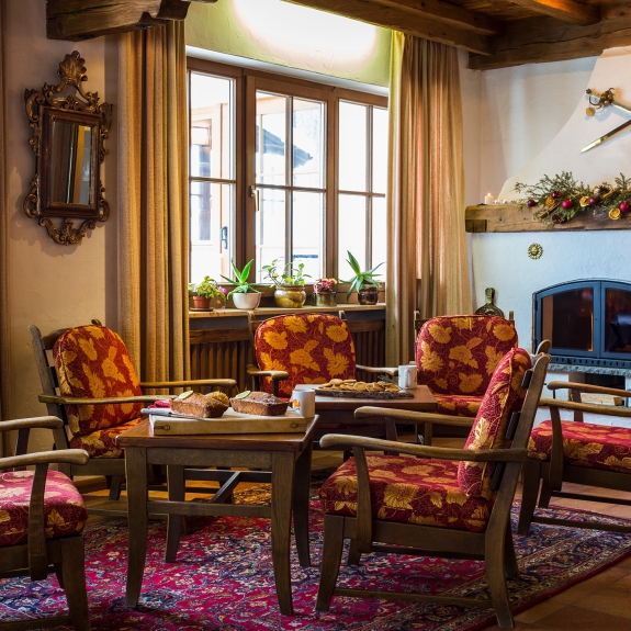 Relaxing reception area