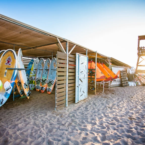 Windsurf kit at Messini Beach Club