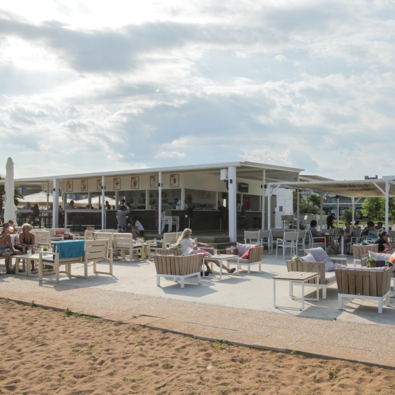 Pool bar at Messini Beach Club