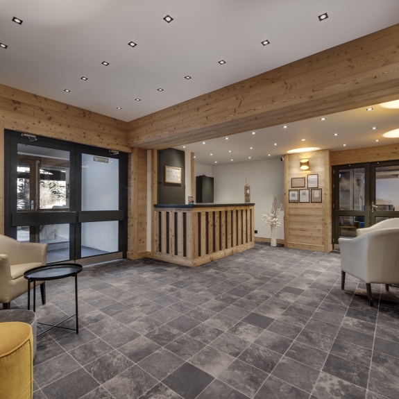 Reception area at Hotel Ducs de Savoie