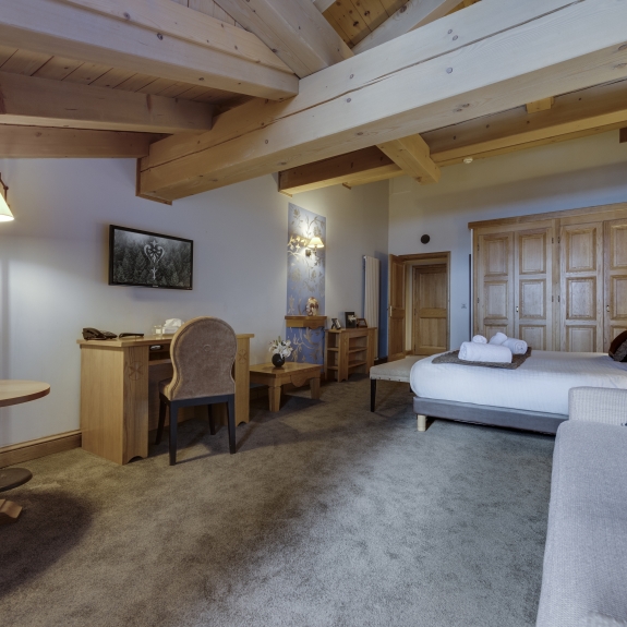 Top floor suite at Hotel & Spa Le Savoie