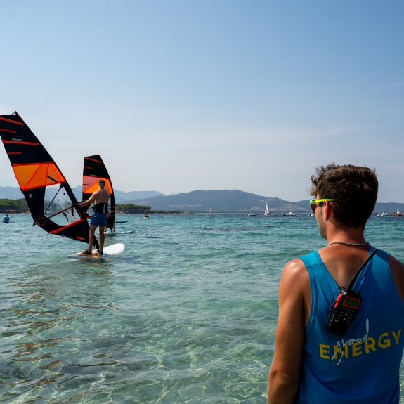 Windsurfing for beginners at Baia dei Mori Beach Club