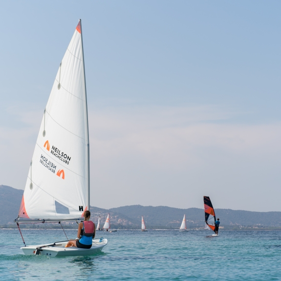 Sailing area at Baia dei Mori Beach Club