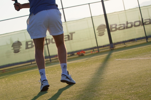 People playing tennis