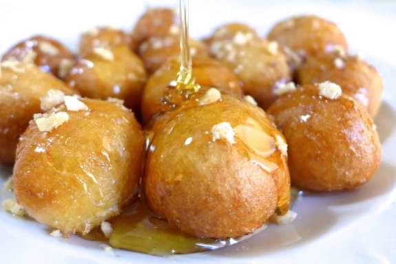 Loukoumades 'Greek style doughnuts'
