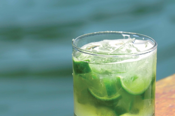 Caipirinha cocktail 