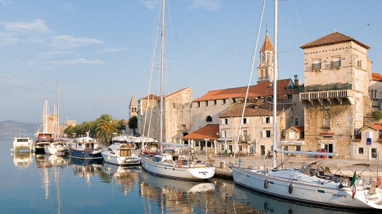 The town of Trogir in Croatia