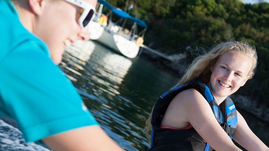 Sharing fun memories and stories together